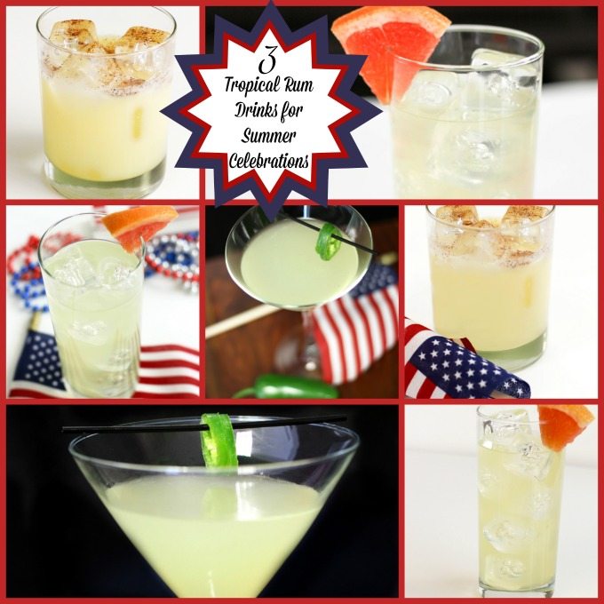 3 Tropical Rum Drinks for Summer Celebrations