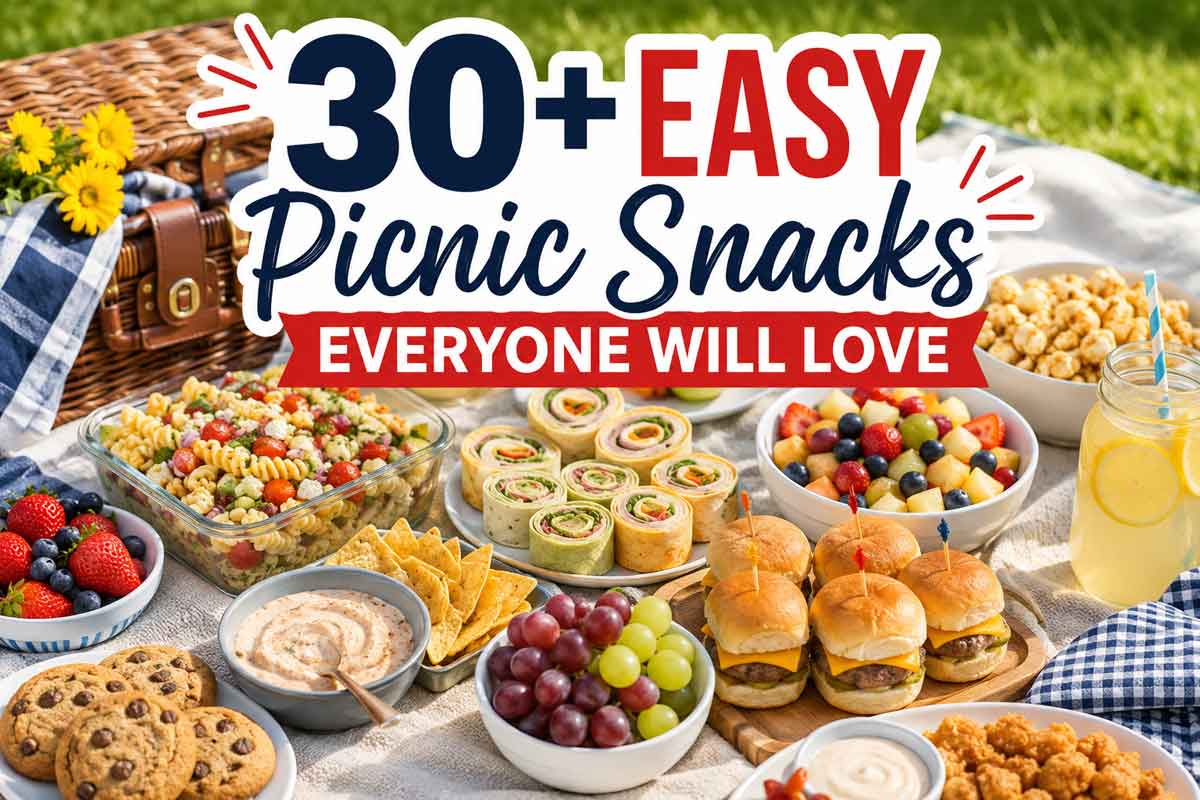 30+ Easy Picnic Snacks Everyone Will Love