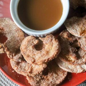 Air Fryer Cinnamon Apple Rings Featured Image