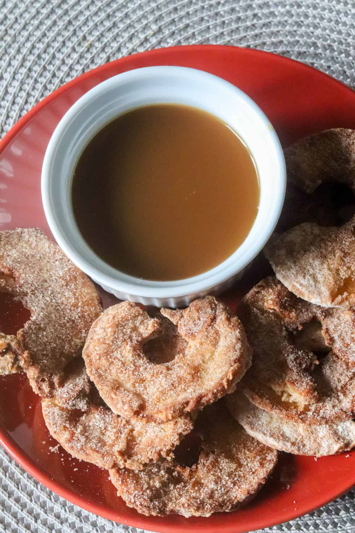 Air Fryer Cinnamon Apple Rings