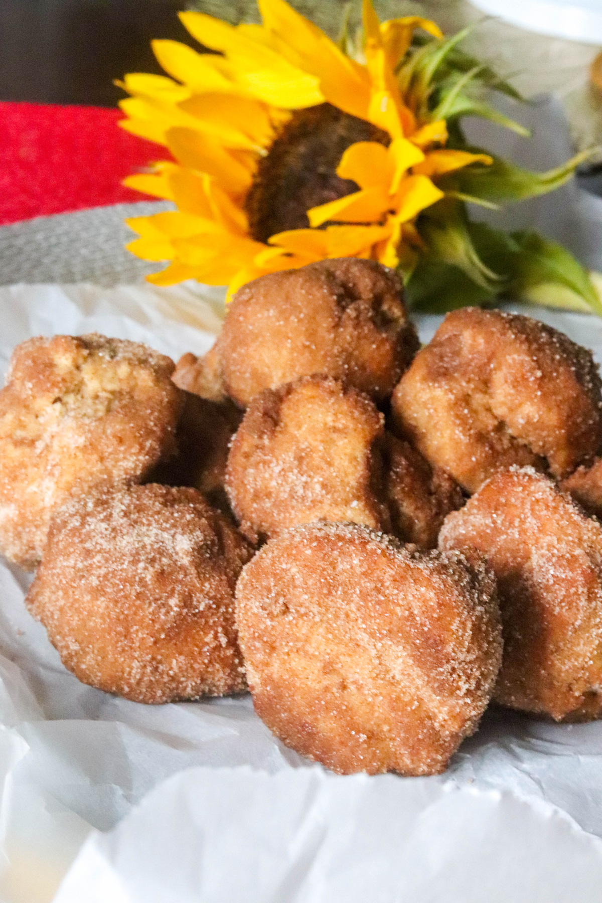 Air Fryer Cinnamon Spice Donut Drops