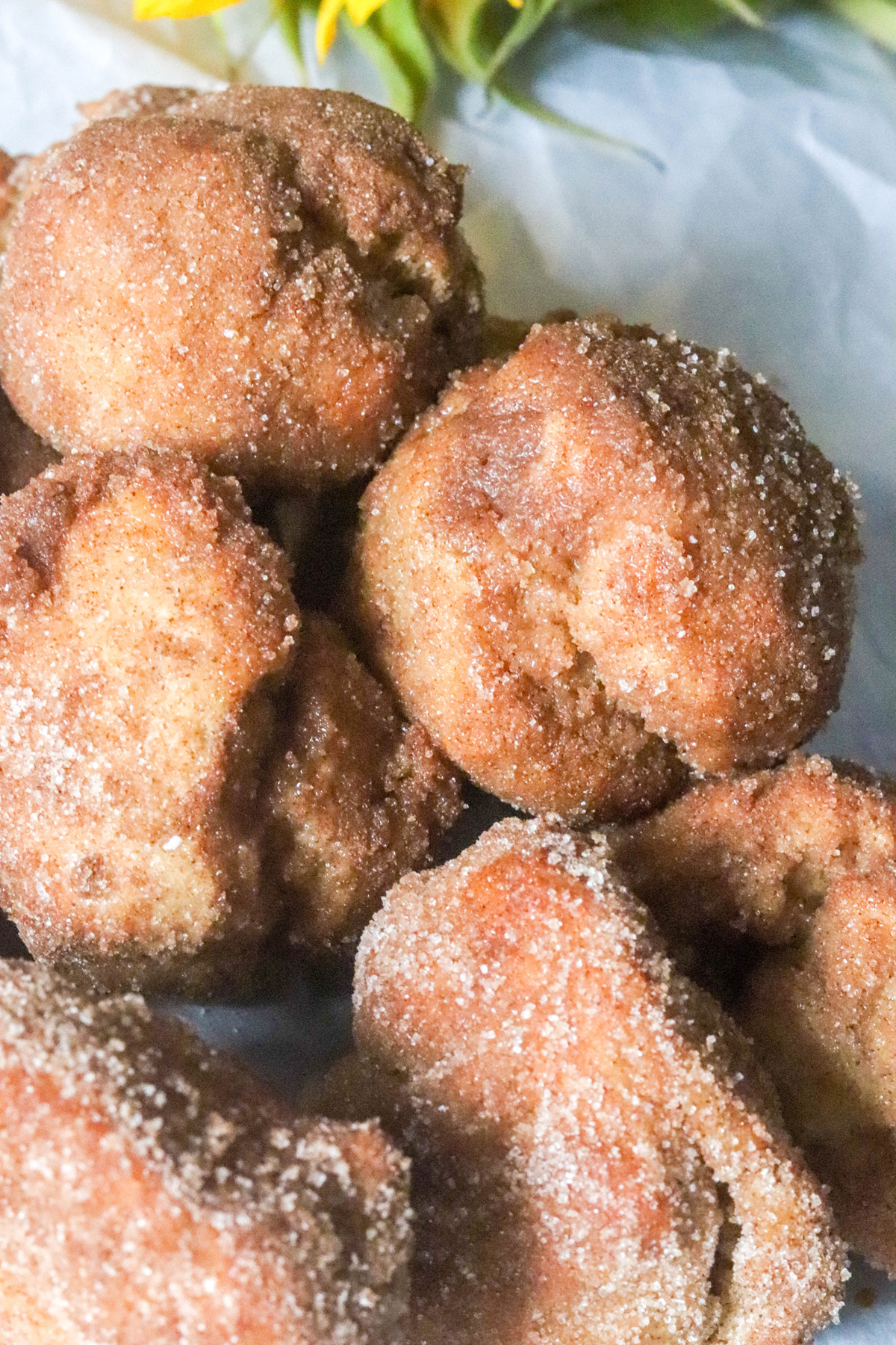 Air Fryer Cinnamon Spice Donut Drops
