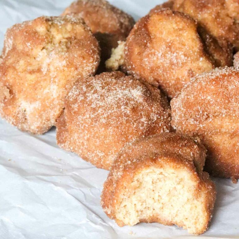 Air Fryer Cinnamon Spice Donut Drops Featured Image