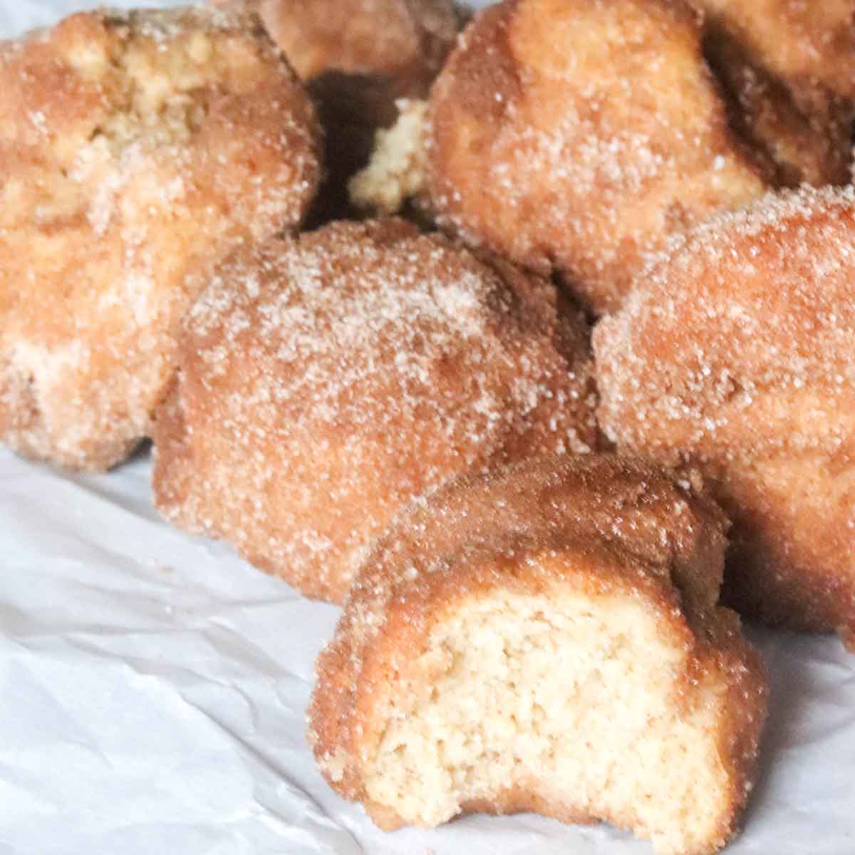 Air Fryer Cinnamon Spice Donut Drops
