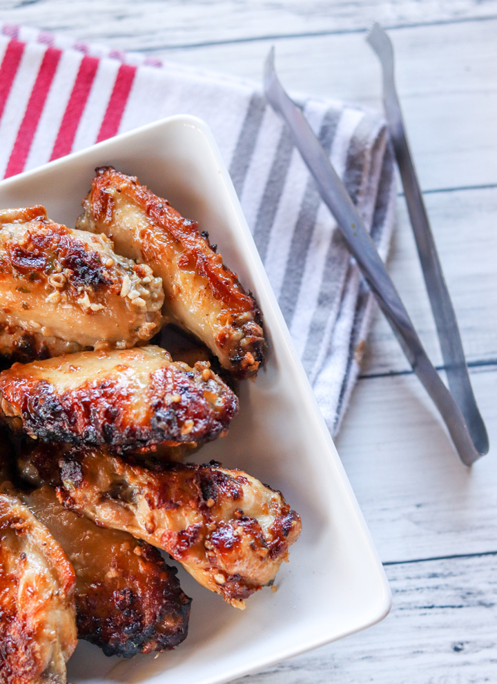 Air Fryer Garlic Parmesan Chicken Wings