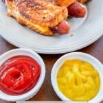 Air Fryer Grilled Cheese Hot Dogs