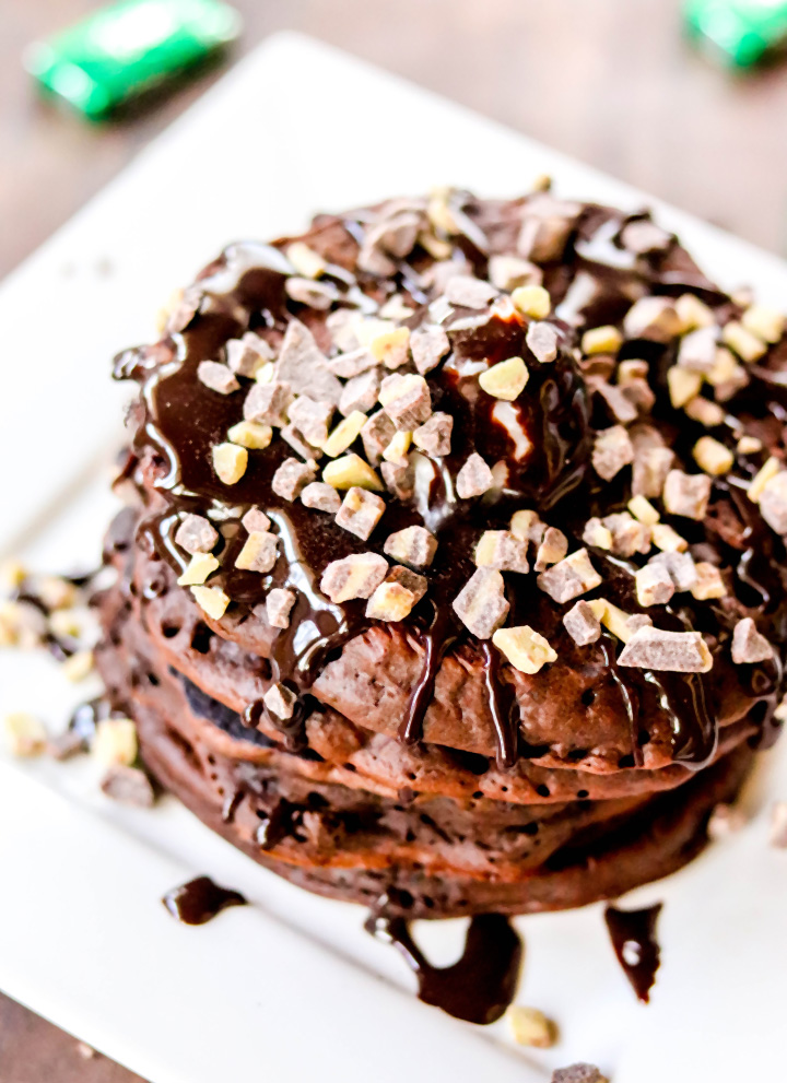 Andes Chocolate Mint Pancakes