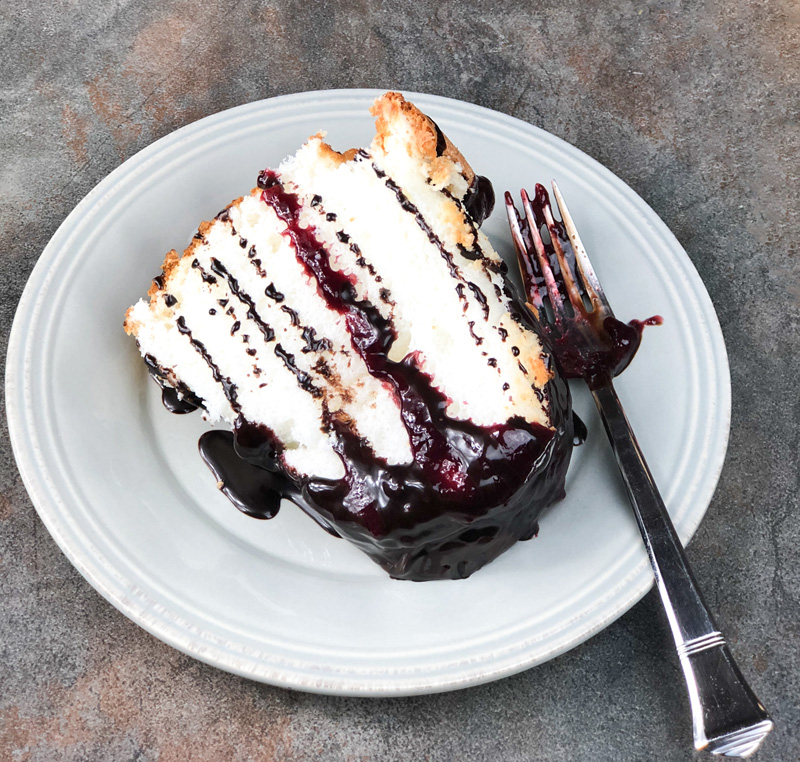 Easy Angel Food Cake Baked in a Bundt Pan