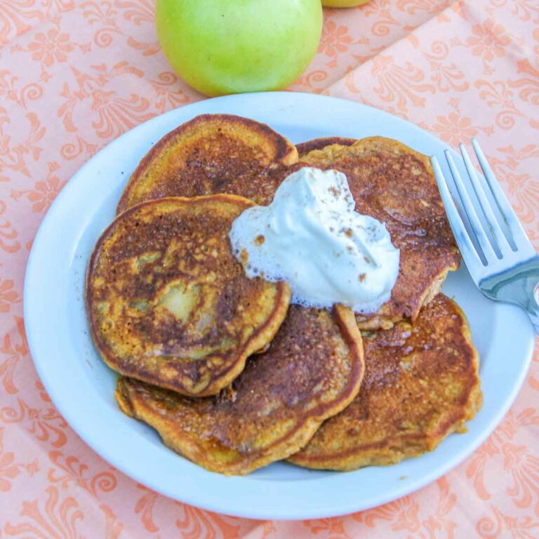 Apple Pumpkin Pancakes Featured Image