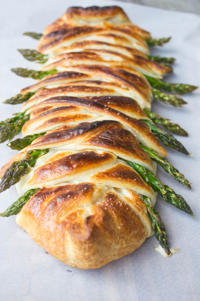 Asparagus Ham and Swiss Danish Braid