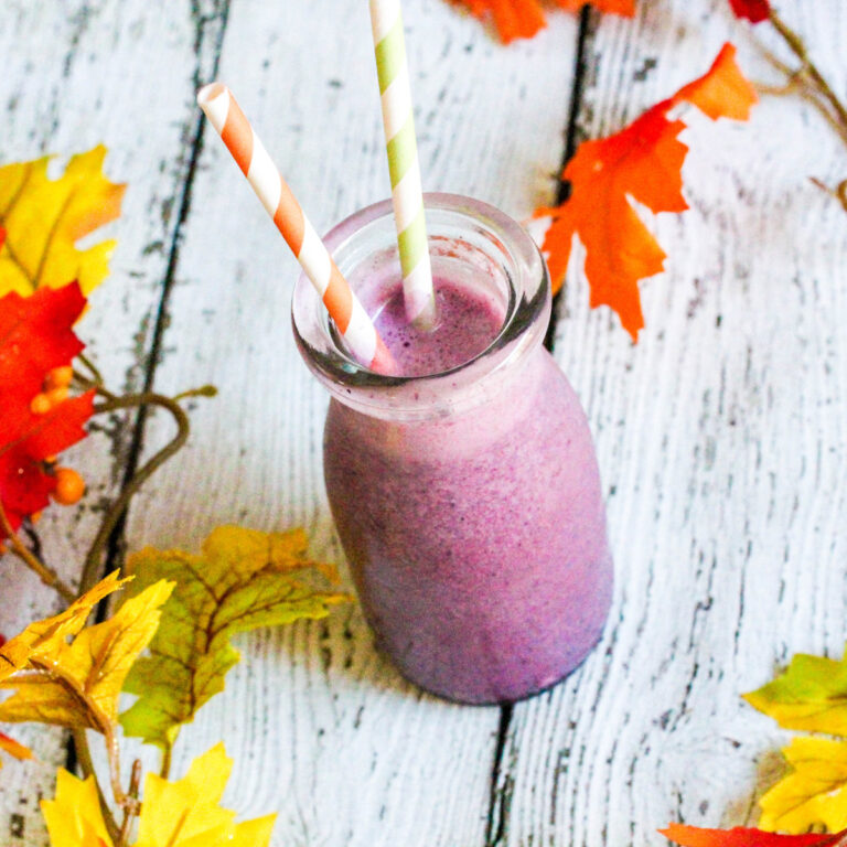 Autumn Cranberry Chia Smoothie
