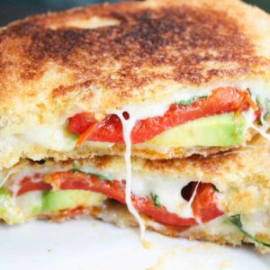 Avocado Bacon Gourmet Grilled Cheese Sandwich