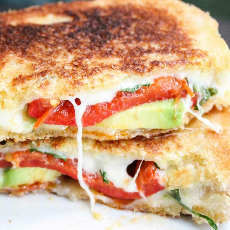 Avocado Bacon Gourmet Grilled Cheese Sandwich
