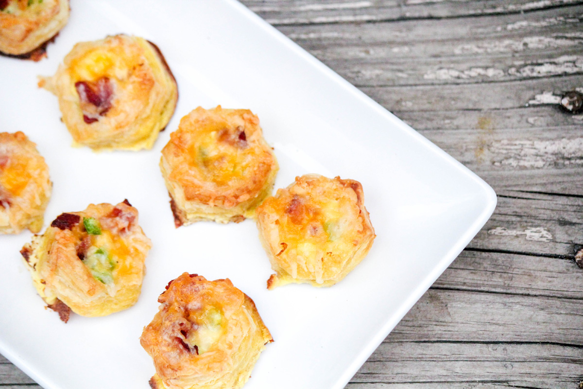 Bacon and Egg Breakfast Pastries
