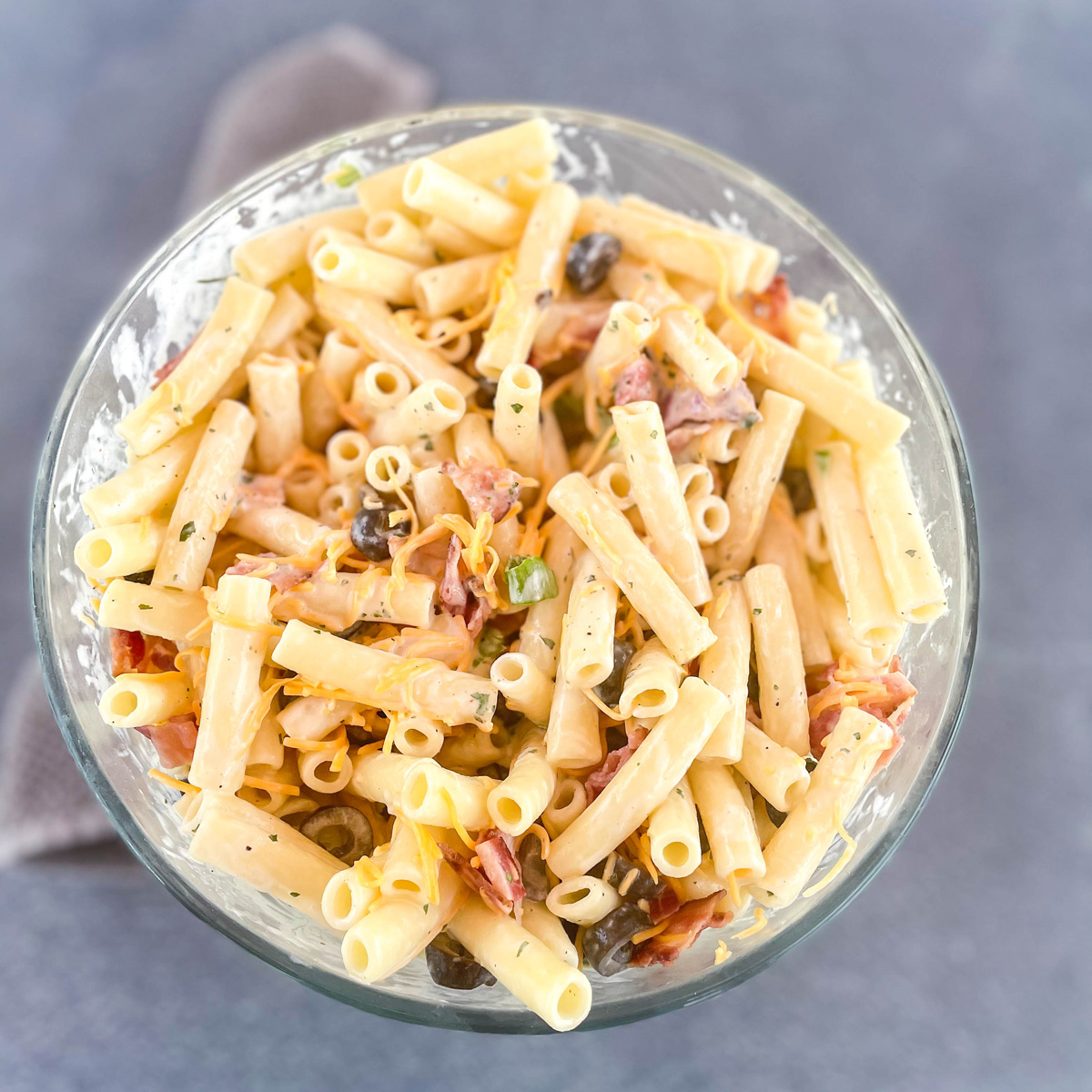 Bacon Ranch Pasta Salad