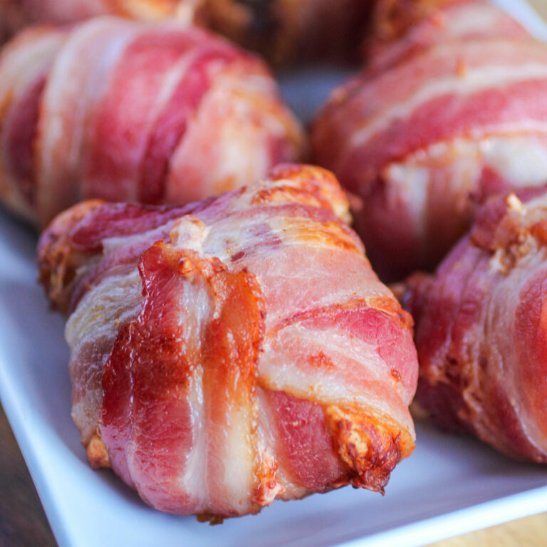 Bacon Wrapped Sausage Balls