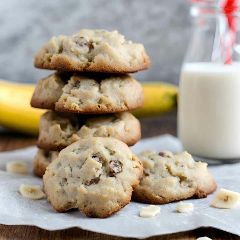 Banana Bread Nutmeg Cookies Featured Image