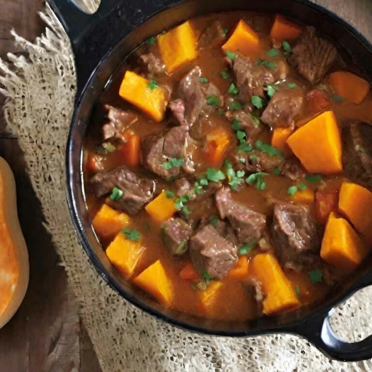 Beef and Butternut Squash Stew