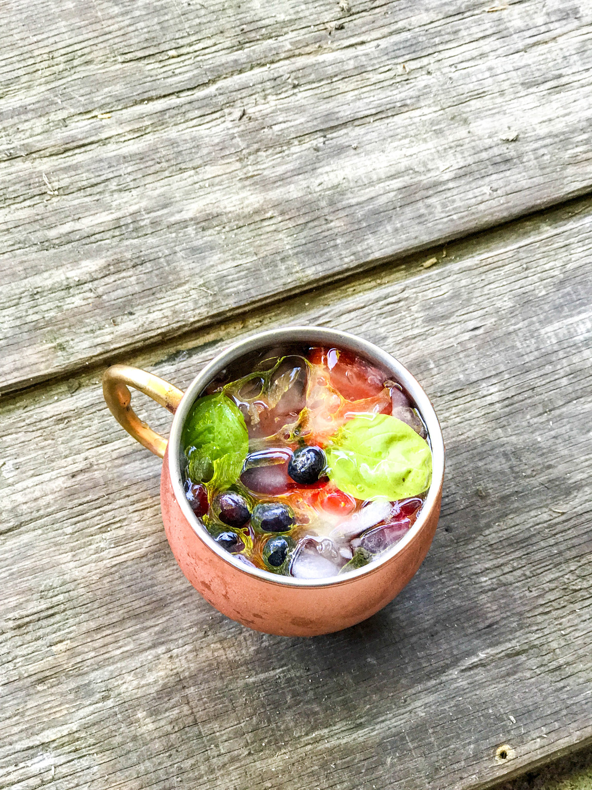 Berry Basil Moscow Mule