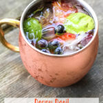 Berry Basil Moscow Mule