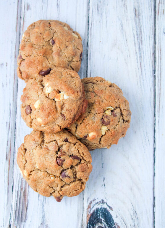 Best Big Fat Chewy Triple Chip Cookies