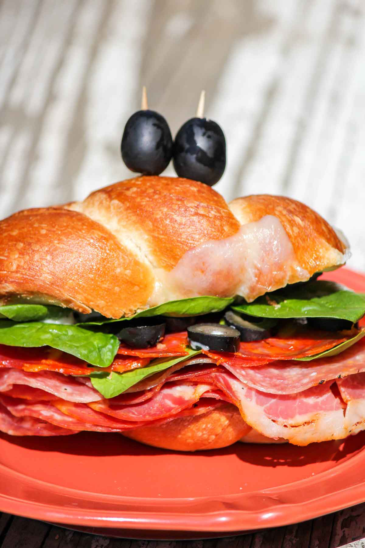 Best Deli Sandwich on a Plate