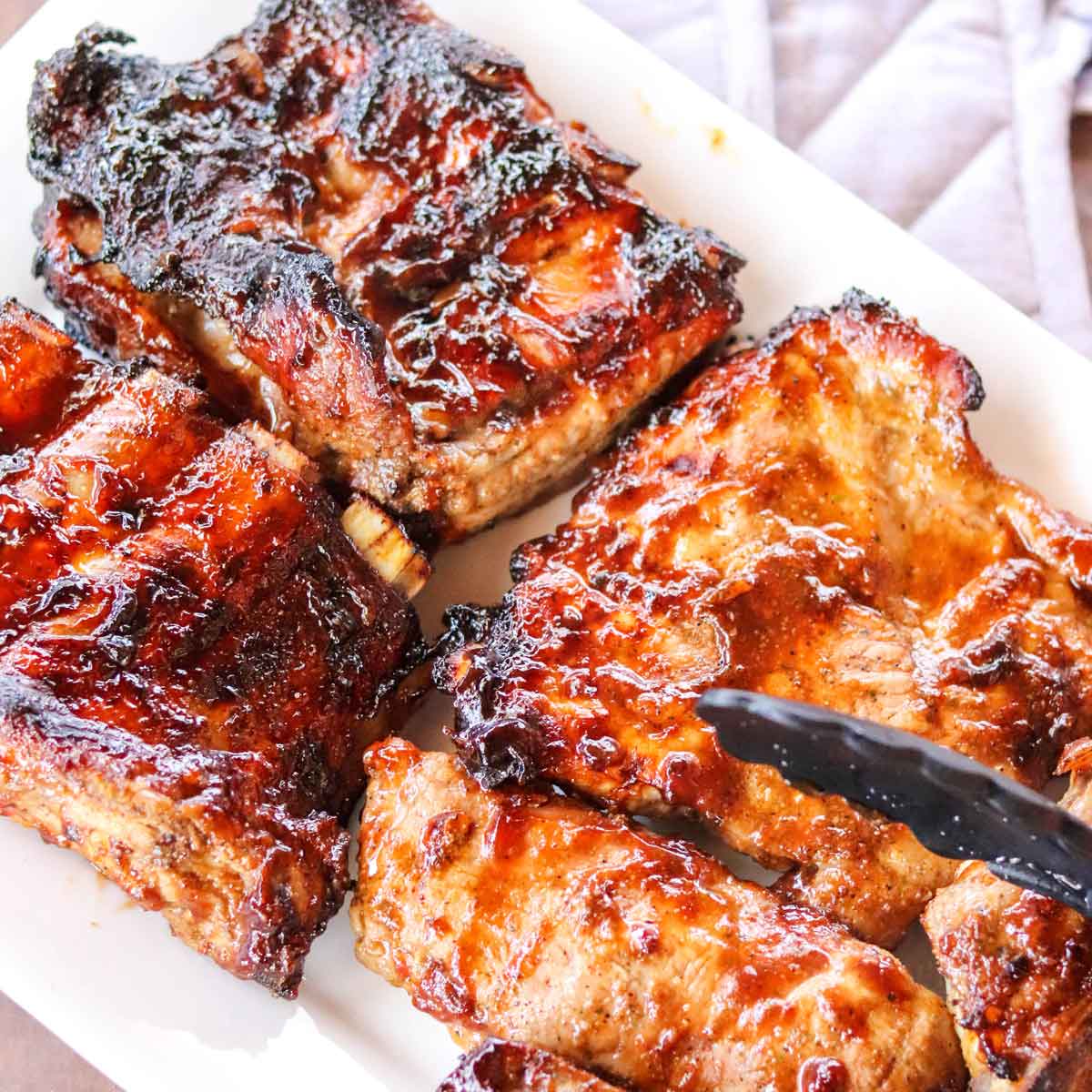 Best Grilled BBQ Pork Ribs