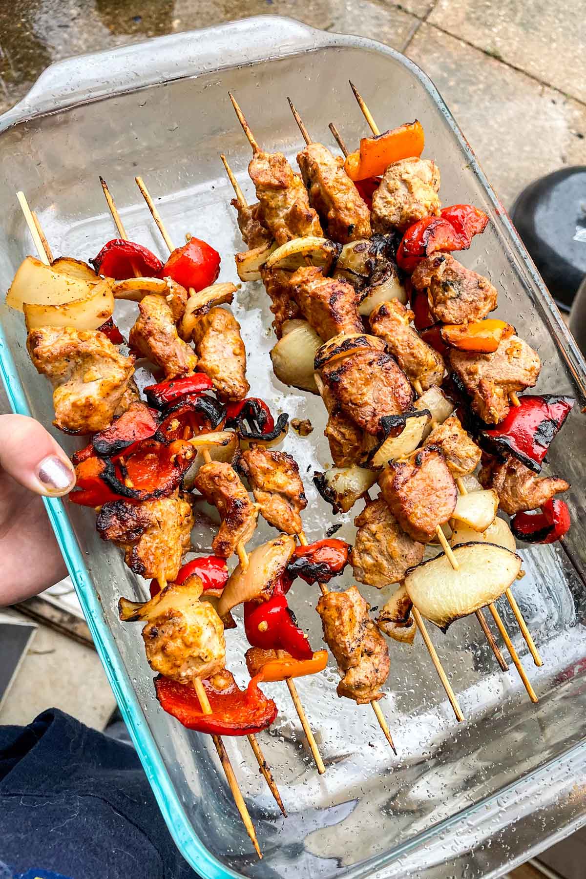 Best Juicy Grilled Chicken Kabobs All Finished and Ready To Serve