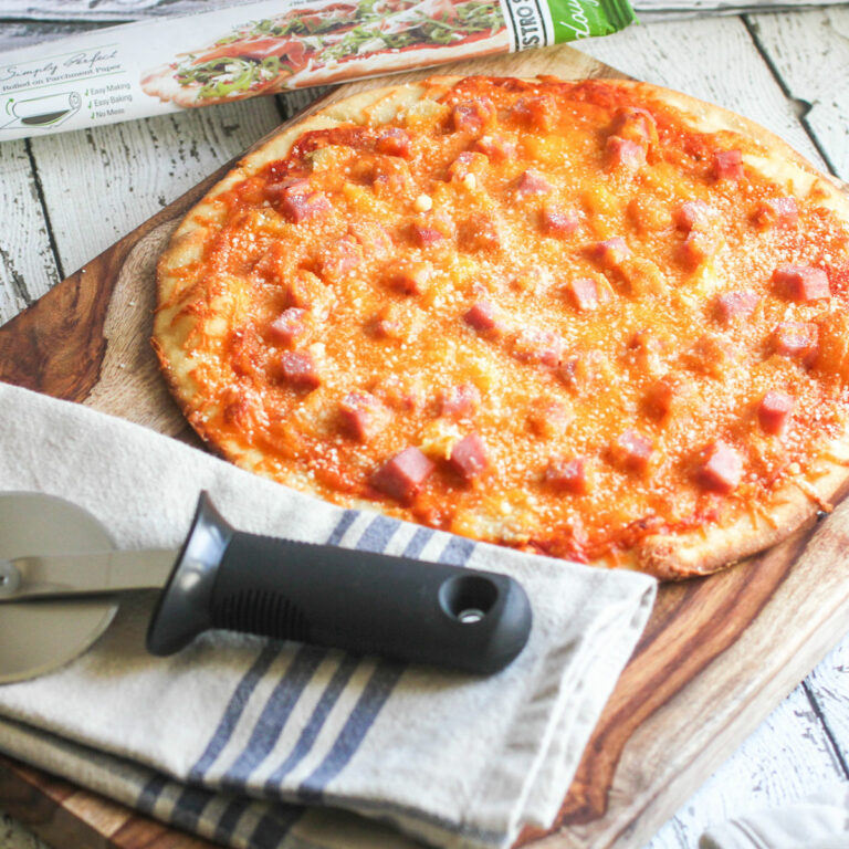 Bistro Style Pepperoni & Cheddar Pizza