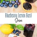 Blueberry Lemon Basil Jam