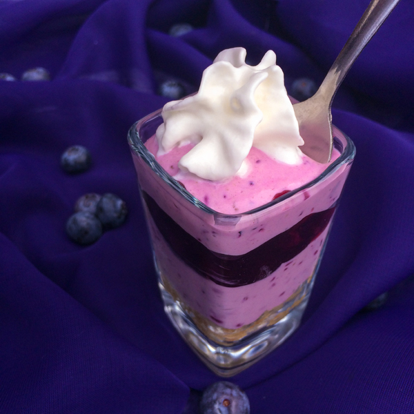 Blueberry Cream Cheese Parfaits