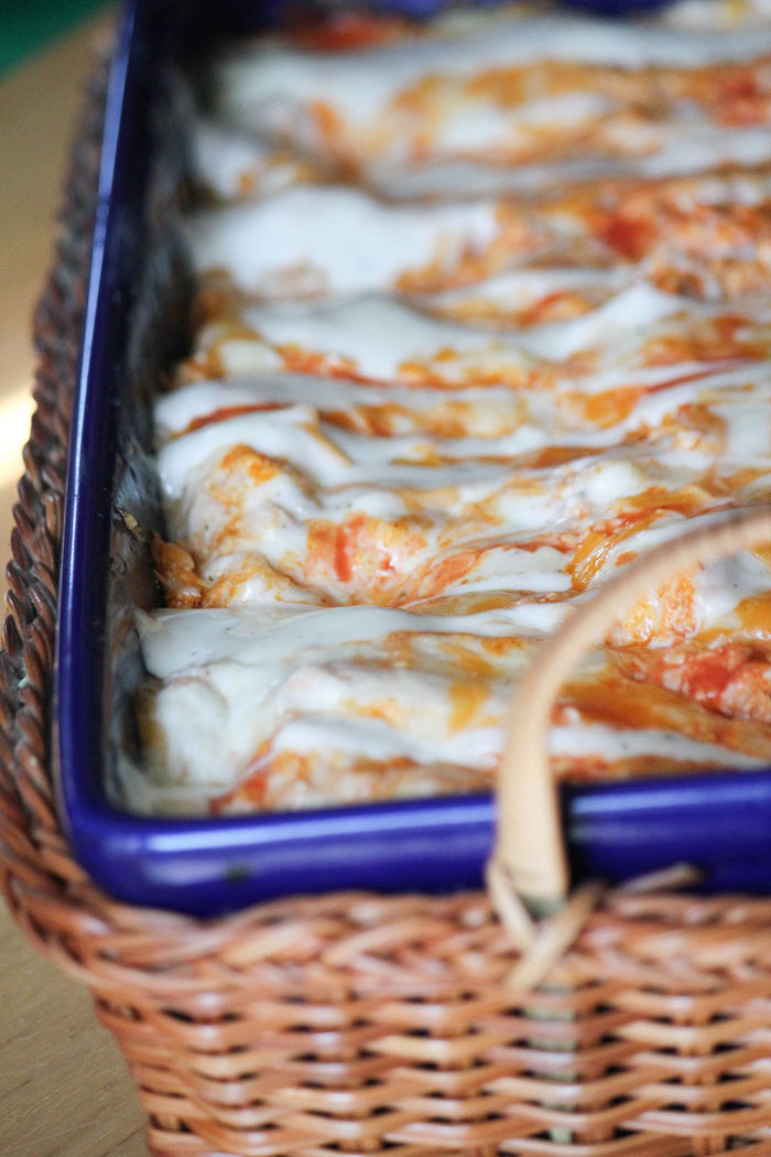 Buffalo Chicken Dip with Ranch