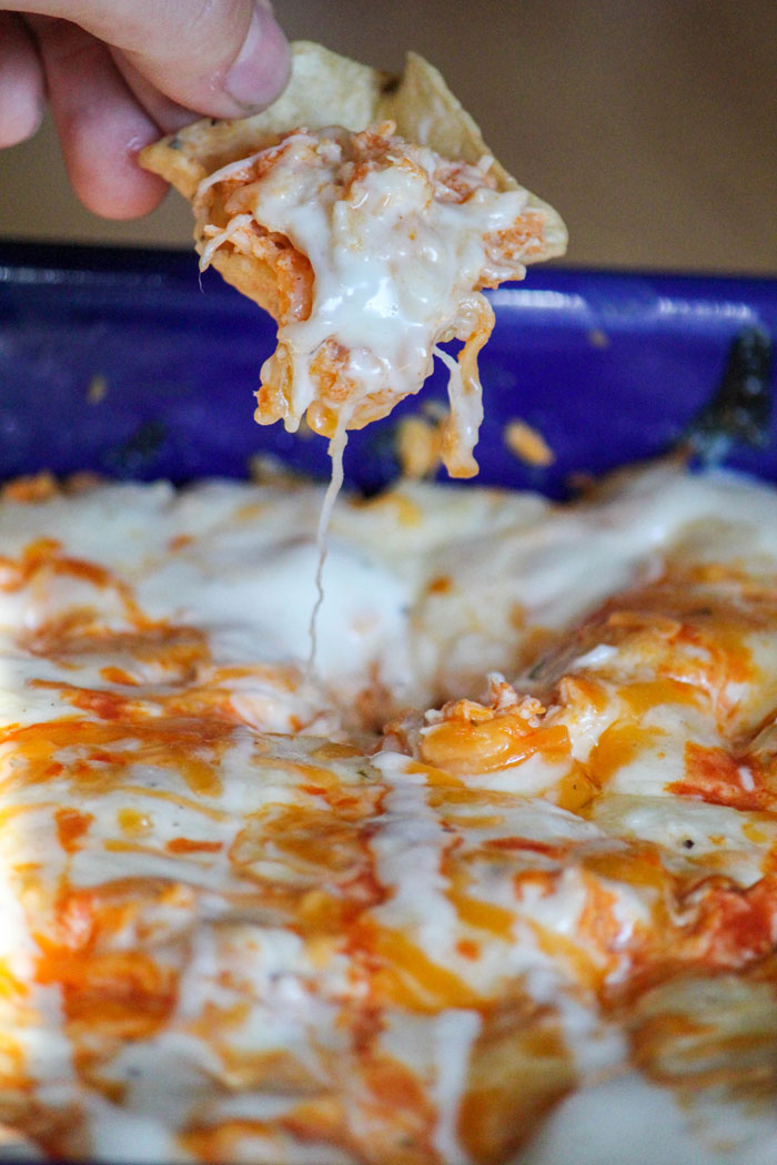 Buffalo Chicken Dip with Ranch