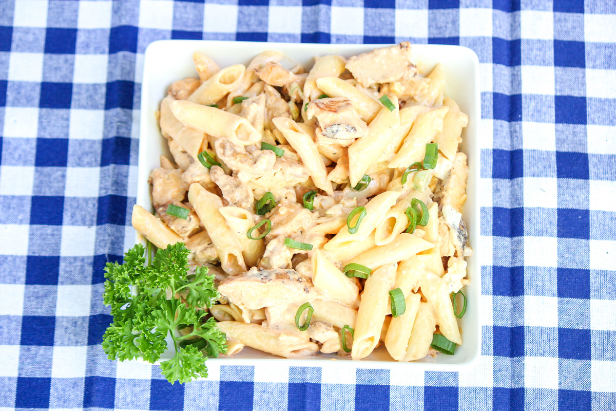 Buffalo Chicken Pasta Salad