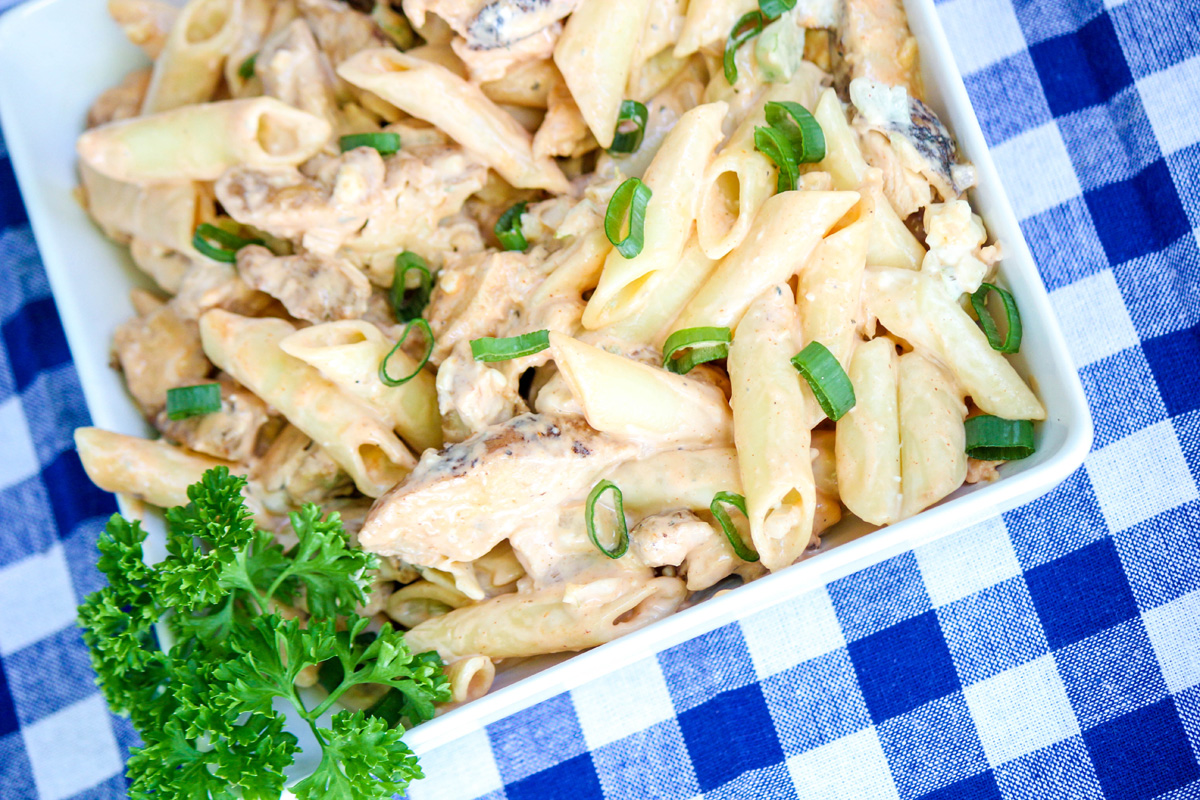 Buffalo Chicken Pasta Salad