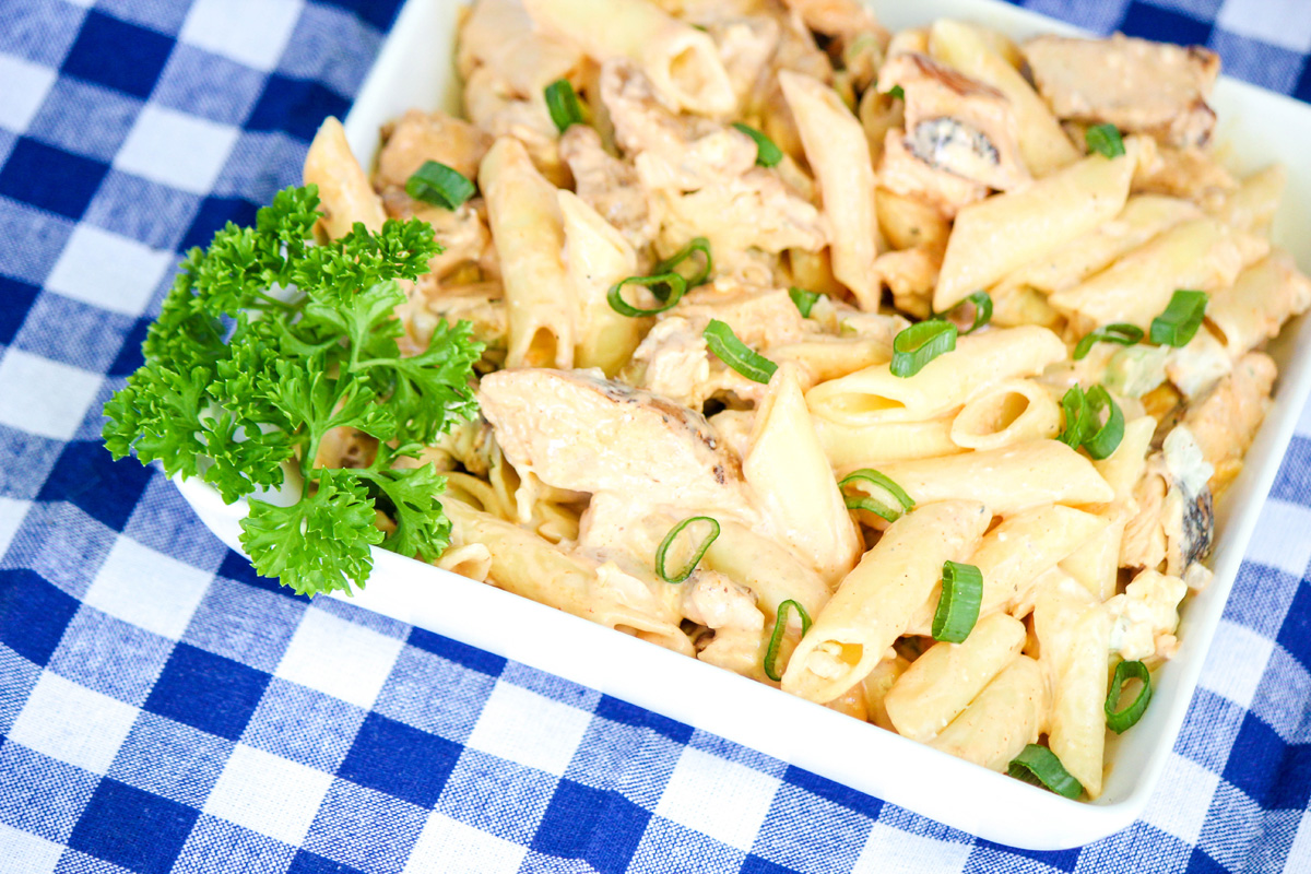 Buffalo Chicken Pasta Salad