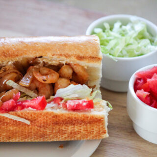 Cajun Grilled Shrimp Po' Boy
