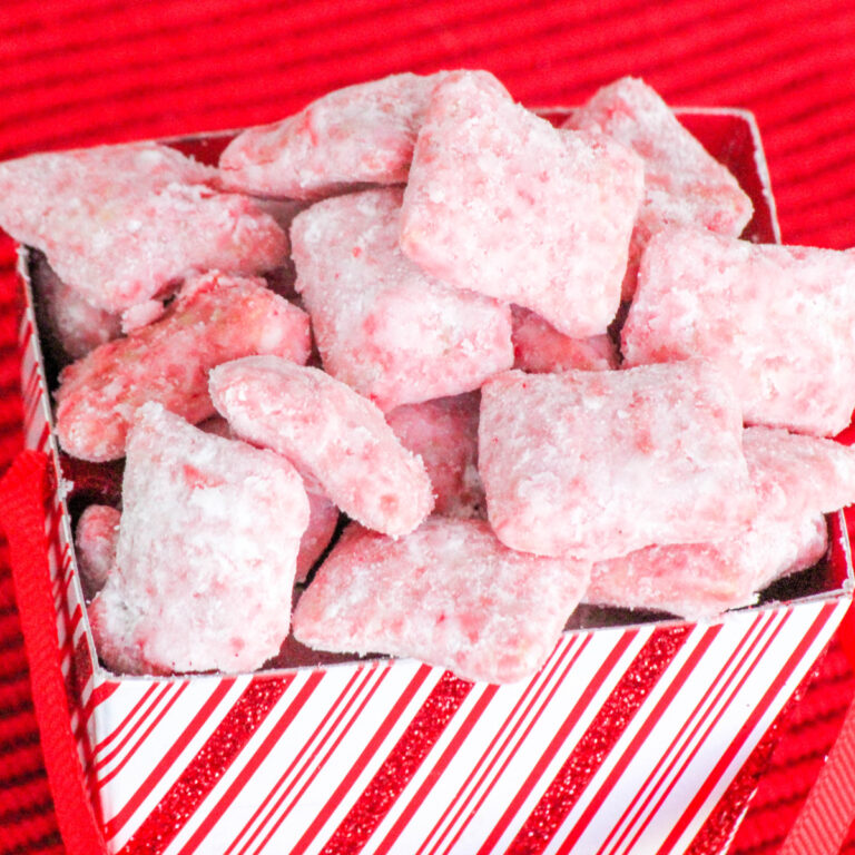 Candy Cane Peppermint Puppy Chow