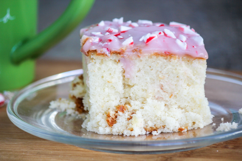 Candy Cane Poke Cake Candy Cane Poke Cake