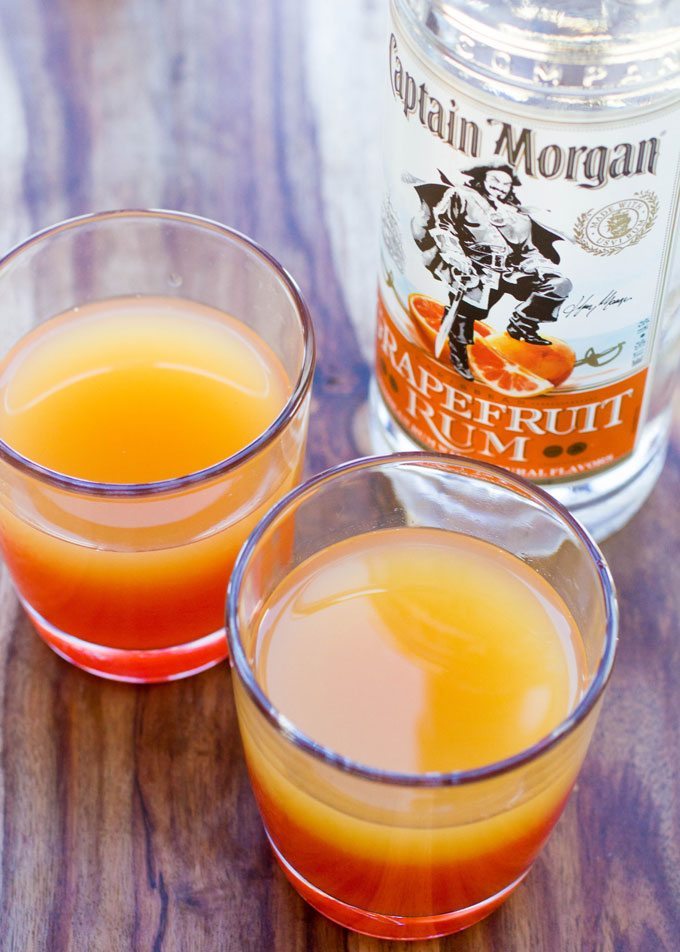 Captain Morgan Tropical Rum Cocktail
