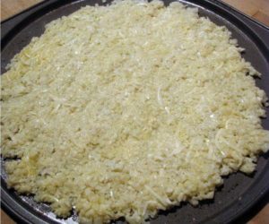 Cauliflower Pizza Crust