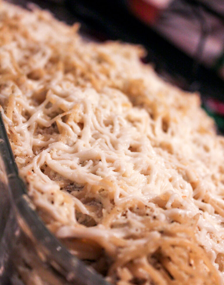 Cheese and Pesto Italian Baked Spaghetti Recipe