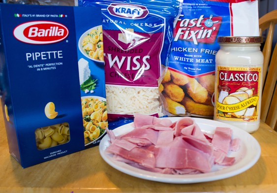 Chicken Cordon Blue Pasta