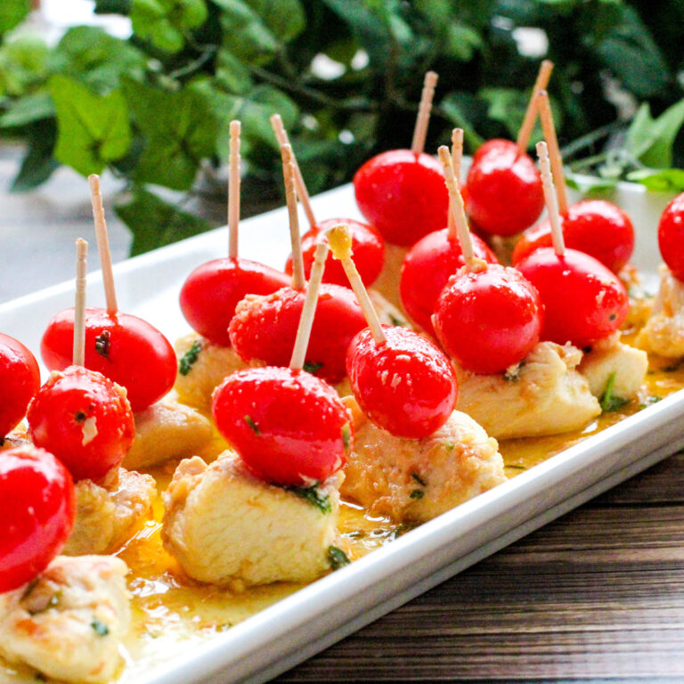 Chicken Scampi Appetizer Bites