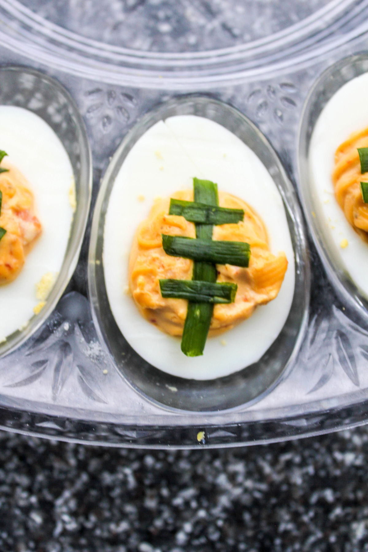 Chipotle Bacon Jalapeno Deviled Eggs