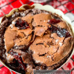 Chocolate Brownie Cranberry Muffins