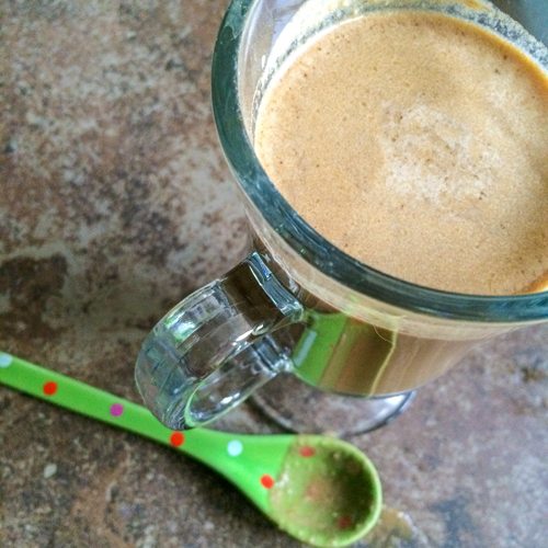 Chocolate Cinnamon Coconut Milk Latte