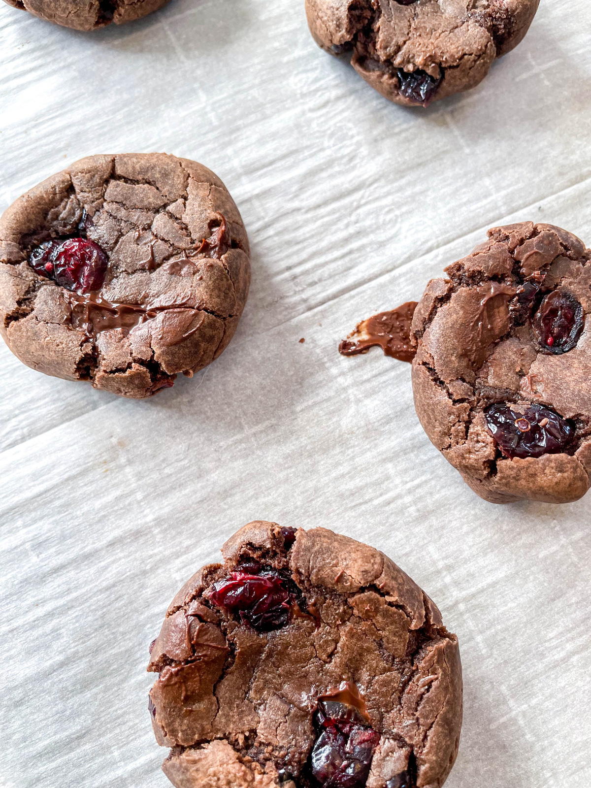 Chocolate Cranberry Cookies