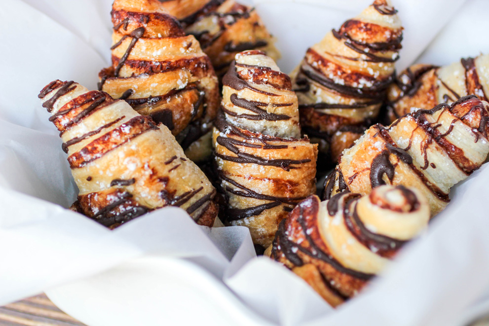 Easy Chocolate Croissants
