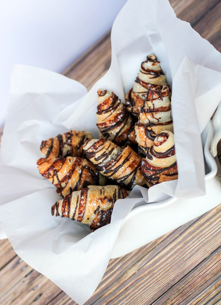 Easy Chocolate Croissants